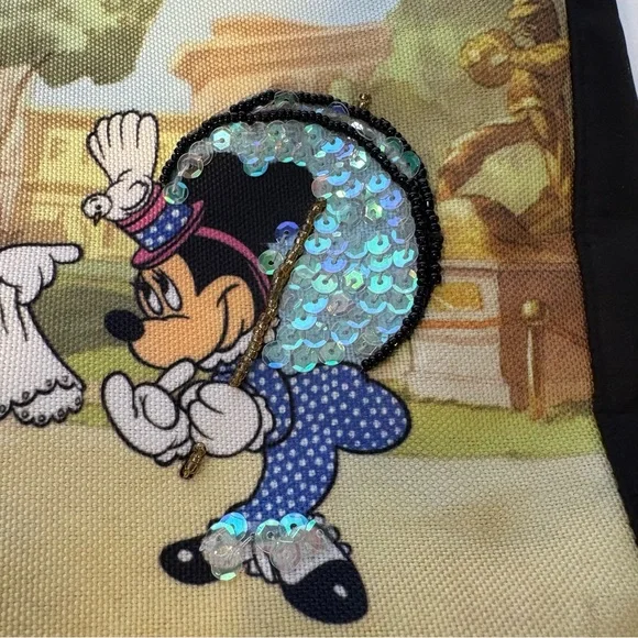 Vintage Dressed Romance Black and Multicolor Mini Bag - Picture 7 of 11